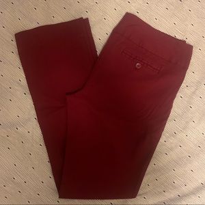 Burgundy Maroon Ideal Stretch Dress Pants from The Limited